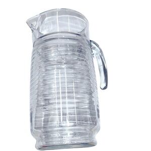 Elegant Clear Glass Pitcher
